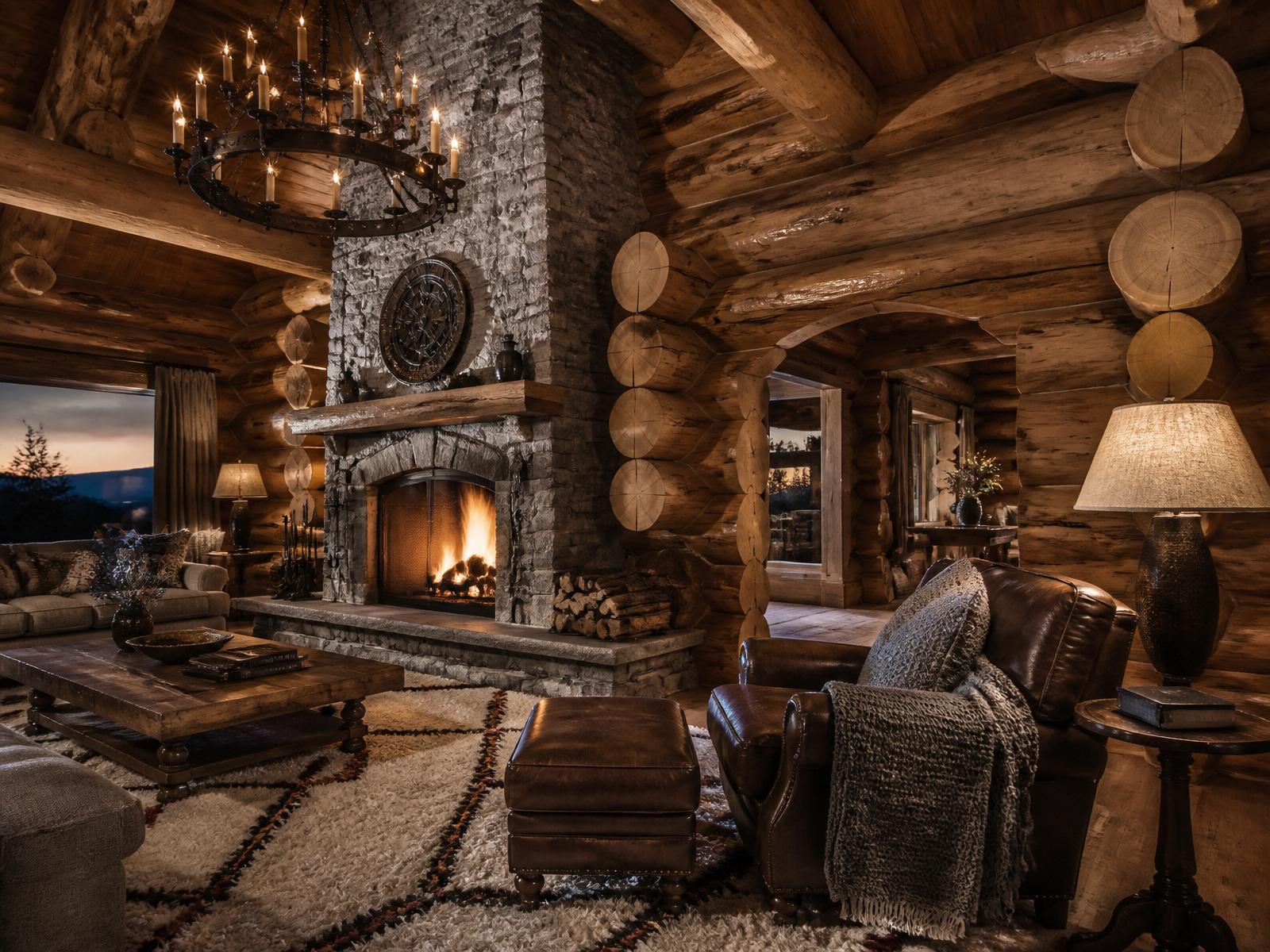 Interior — lemn viu, cald